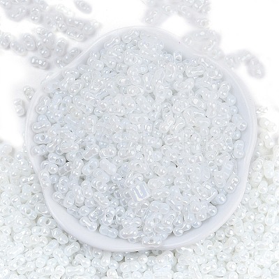Opaque Colours Luster Glass Seed Beads X1-SEED-K010-04D-1