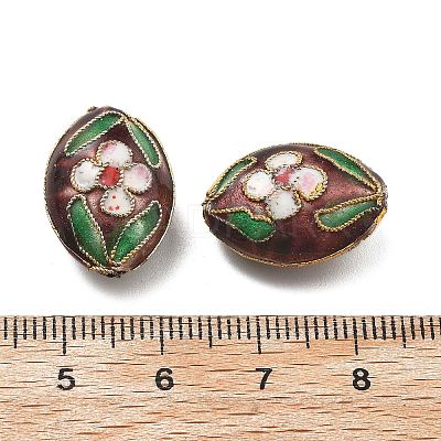 Handmade Cloisonne Beads CLB-Q002-08B-1
