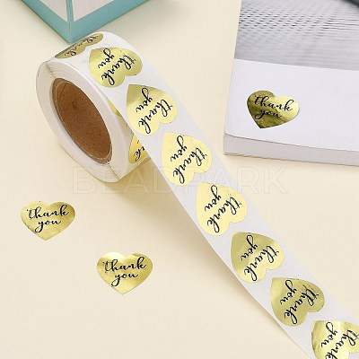 1 Inch Thank You Stickers DIY-G021-13C-1