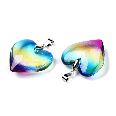Glass Pendants GLAA-N001-23D-1