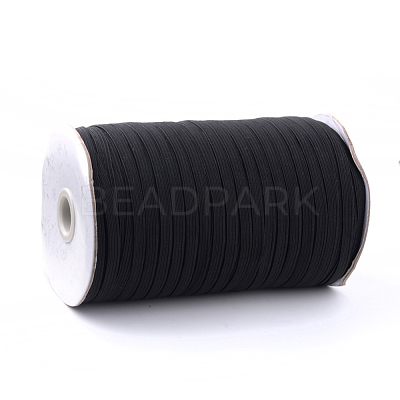 3/8 inch Flat Braided Elastic Rope Cord EC-R030-8mm-02-1