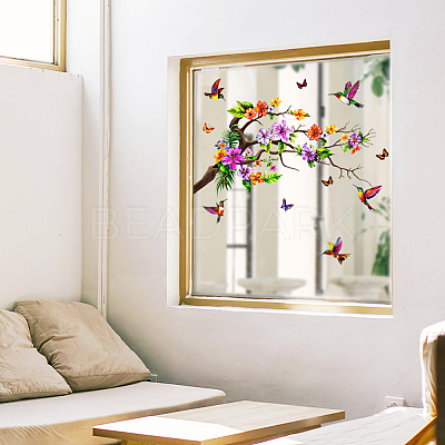 Translucent PVC Self Adhesive Wall Stickers STIC-WH0015-264-1
