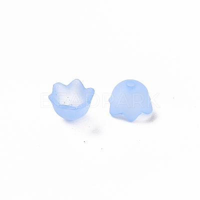 Transparent Acrylic Beads Caps PL543-5-1