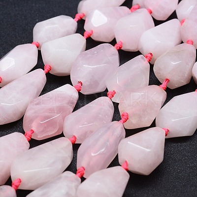 Natural Rose Quartz  Beads Strands G-F531-K06-1