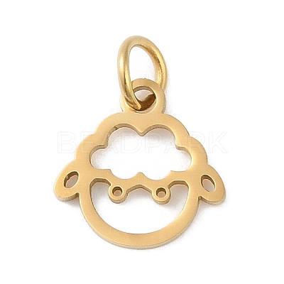 304 Stainless Steel Pendants STAS-L279-001G-12-1