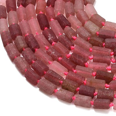 Natural Strawberry Quartz Beads Strands G-C289-A02-01-1