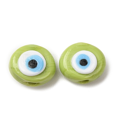 Handmade Evil Eye Lampwork Beads LAMP-G168-02K-1