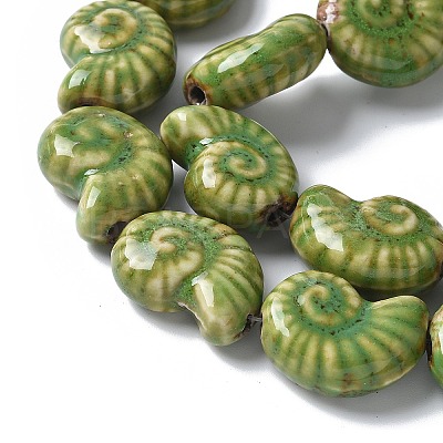 Ocean Series Handmade Porcelain Beads PORC-R002-03F-1