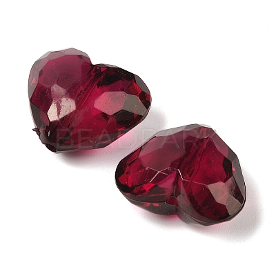 Transparent Acrylic Beads PL318Y-8-1