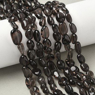 Natural Ice Obsidian Beads Strands X-G-P497-01A-15-1
