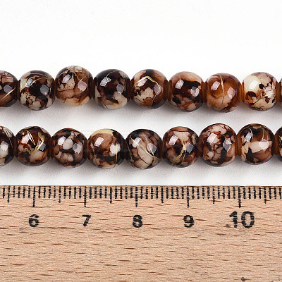 Baking Paint Glass Beads X1-DGLA-N003-8mm-B06-1