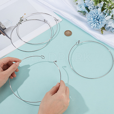 Stainless Steel Choker Rigid Necklace Making NJEW-WH0021-76-1