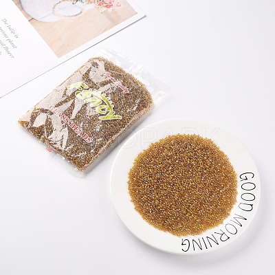 (Repacking Service Available) Round Glass Seed Beads SEED-C016-3mm-162C-1