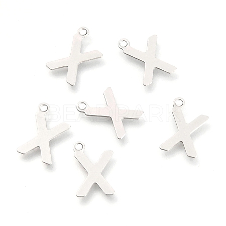 Non-Tarnish 201 Stainless Steel Charms STAS-C021-06P-X-1