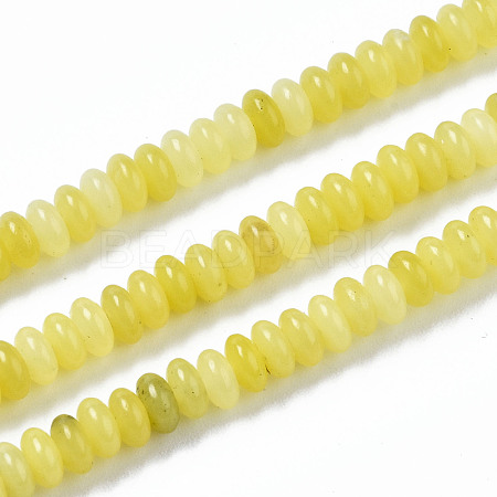 Natural Lemon Jade Beads Strands G-S366-115-1