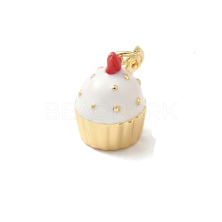Brass Enamel Pendants KK-L239-045G-01-1