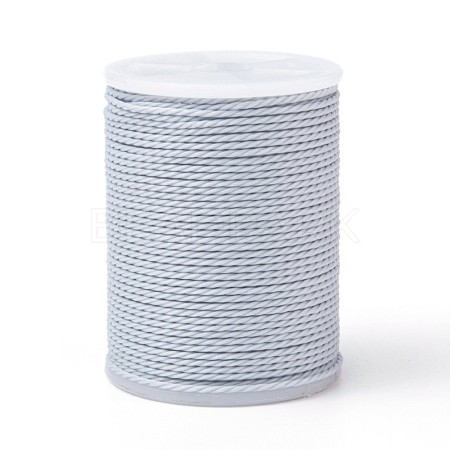 Round Waxed Polyester Cord YC-G006-01-1.0mm-33-1