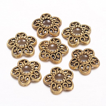 Tibetan Style Alloy Bead Caps LS-GLF10597Y-1