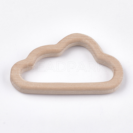 Undyed Wood Linking Rings WOOD-T015-40-1
