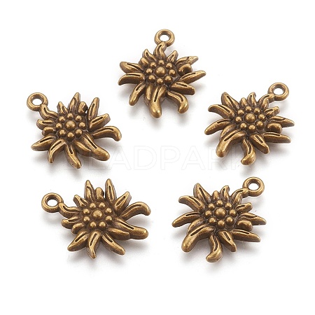 Tibetan Style Alloy Pendants X-TIBEP-A113357-AB-FF-1
