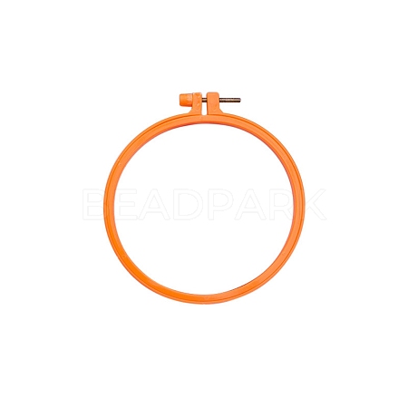 Plastic Round Embroidery Hoops PW-WGCAB85-02-1