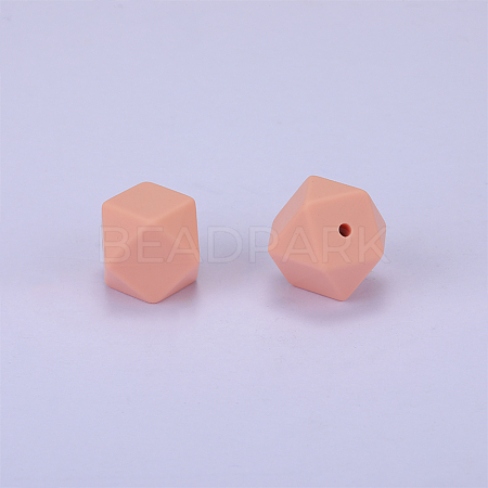Hexagonal Silicone Beads SI-JX0020A-84-1