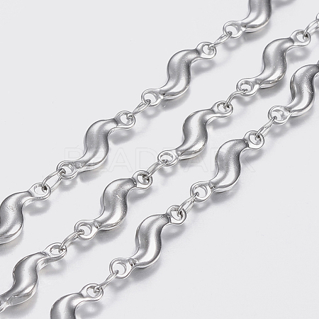 Tarnish Resistant 304 Stainless Steel Chains STAS-P197-055P-1