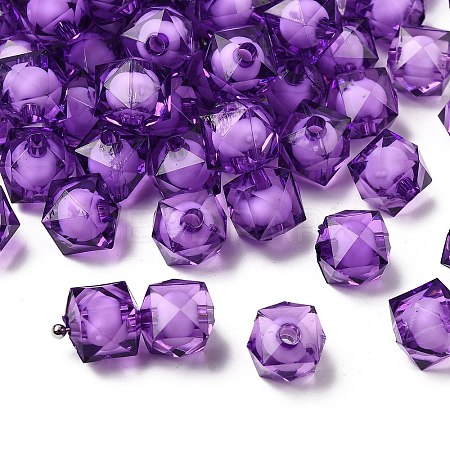 Transparent Acrylic Beads TACR-S112-10mm-10-1