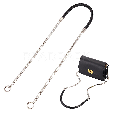PU Leather Braided Rope Shoulder Strap FIND-WH0152-160-1
