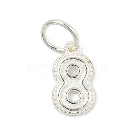 Number Series 925 Sterling Silver Charms LS-STER-Q002-01I-1