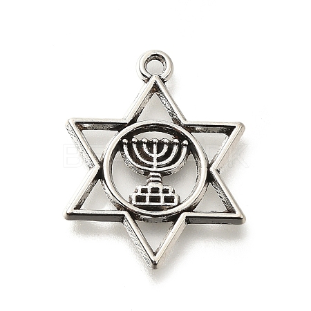 Tibetan Style Alloy Pendants FIND-G078-14AS-1