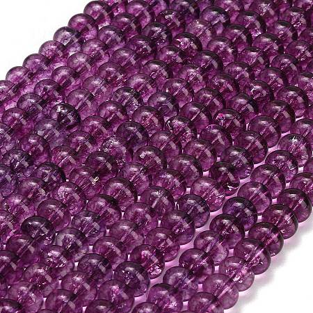 Dyed Imitation Gemstone Glass Beads Strands GL-Z001-03B-07-1