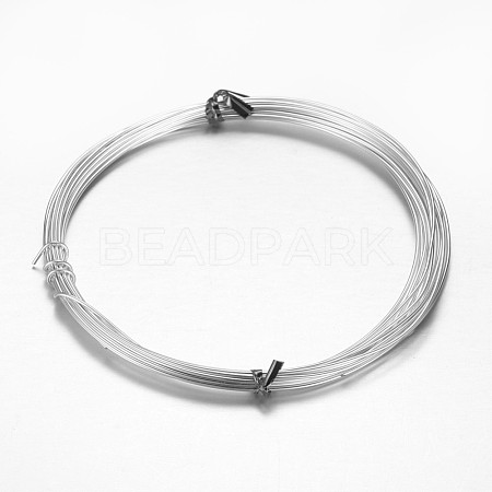 Round Aluminum Craft Wire AW-D009-1mm-10m-01-1