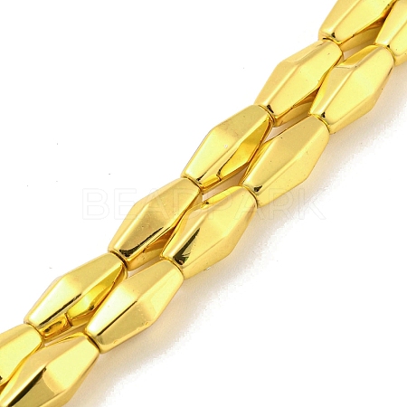 Electroplated Synthetic Magnetic Hematite Beads Strands G-Z032-A01-01G-1