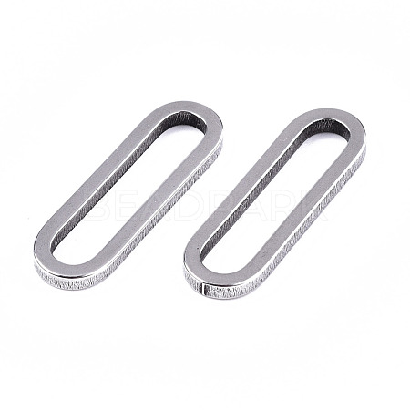 Tarnish Resistant 201 Stainless Steel Linking Rings STAS-S080-001P-1