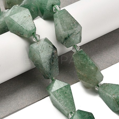 Natural Green Strawberry Quartz Beads Strands G-NH0005-B10-01A-1