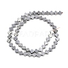 Electroplated Synthetic Non-magnetic Hematite Beads Strands G-J211-A10-03-3