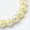 Baking Paint Glass Pearl Bead Strands HY-Q003-3mm-21-2