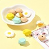 5 Styles Food Grade Eco-Friendly Silicone Beads SIL-FS0001-25-10