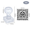 Clear Acrylic Soap Stamps DIY-WH0445-009-4