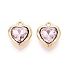 Alloy Rhinestone Charms PALLOY-T092-23G-02-1