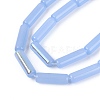 Electroplate Imitation Jade Glass Beads Strands EGLA-Q132-02A-D04-3