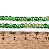 Electroplate Transparent Glass Beads Strands EGLA-Q132-4MM-A06-4