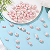 100Pcs 5 Styles Acylic Imitation Turquoise Beads OACR-YW0002-54-5
