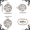 100Pcs Tibetan Style Alloy Pendants TIBEP-SC0002-95-2