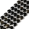 Natural Golden Sheen Obsidian Bead Strands G-C116-A07-01-1