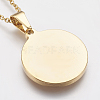 304 Stainless Steel Pendant Necklaces STAS-I075-04G-4