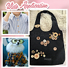 200Pcs 10 Styles Coconut Shell Buttons BUTT-HY0001-21-5
