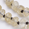 Watermelon Stone Glass Beaded Multi-use Necklaces/Wrap Bracelets NJEW-K095-A04-3