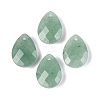 Synthetic Green Strawberry Quartz Pendants G-N362-13J-1